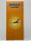 Bwia Route Map Airline Travel Document Aviation Santa Monica