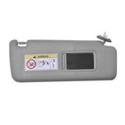Gray Passenger Sun Visor With Mirror For Gx460 Urj150 2009-22 74310-60d22-a0