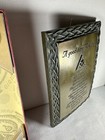 Irish Celtic Art Studio A Good Luck Blessing Bronze Finish Wall Plaque Ireland