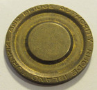 Vintage Brass Rhode Island Turnpike Newport Bridge  Ri Transit Toll Token