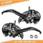 Front Steering Knuckles   Wheel Hub Bearings For 2009 2010-2012 Honda Accord Tsx