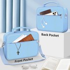 11  Large Bible Cover Book Case Zipper Organizer Bag W  Strap Tablet Pen Holder