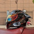 Dot Intercom Bluetooth Motorcycle Full Face Helmet W camera High Definition