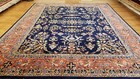 8 X 10 Stunning Beautiful Fine Quality Indo Sarouk Hand Knotted Wool Rug