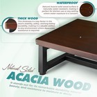 Wooden Step Stool     Heavy Duty One Step Stool For Adults  Supports Up To 500    