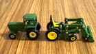 John Deere 6400 W front End Loader   Unmarked Green Tractor