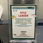 Kyle Larson 2024 Panini Donruss Racing Optic  85 Autograph Gold Prizm 01 10