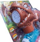 Brown Dinosaur Bubble Gun Blower Massive Bubble W 2 Refills Light   Sound
