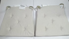 Lot Of 2 Ikea Justina Chair Pad 17 14 X 16 X 2  Natural Color  New 503 078 37