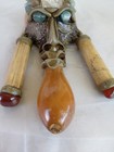 Brazilian Porongo Gourd Gemstone Handcrafted Mask