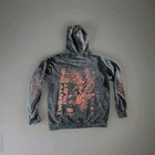 Official Merch Twenty One Pilots Gray Acid Wash Hoodie Bandito Tour Size Medium 