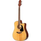 Takamine P2dc Dreadnought Cutaway Acoustic Electric Guitar - Natural Satin