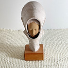 A Massidda Italy Art Pottery Figurine Sardinia Woman Terracotta Signed Portrait
