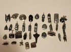 Monopoly Pewter Game Peices  lot Of 35 
