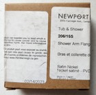 Newport Brass 206 15s 2-1 2  Solid Brass Shower Arm Flange  Satin Nickel