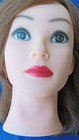 Cosmetology Mannequin Training Head 100  Human Long Hair Length