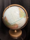 Vintage Replogle Land And Sea World Globe 12  Diameter