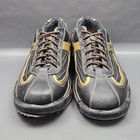 Dexter Sst8 Bowling Shoes Mens Size 11 Black Gold Leather Rh And Lh Sneakers