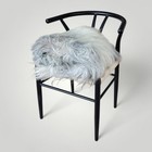 Genuine Icelandic Sheepskin Rug Gray Pelt Throw 53  X 35 