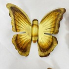 Brass Metal Butterflies Wall Decoration Set Of 3 Mid Century Modern Vintage