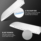 Santoku Knife  7 Inch Chef s Knife Kitchen Knife With Razor Sharp High-carbon
