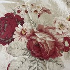 Waverly Garden Room Norfolk Rose Fabric Tablecloth Round 70    Excellent