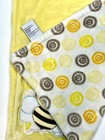 Little Miracles Bubble Bee Baby Blanket - Lovey Security Soft Yellow 26    X 44   