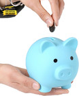 Piggy Bank  Unbreakable Cute Plastic Coin Bank For Boys   Girls  Large Money Sav