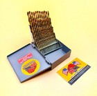 60 Pc Number Drill Bit Set Wire Gauge Bits Titanium Drill Hog   Lifetime Warranty