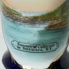 Delaware Ny New York Souvenir Callicoon Porcelain Cobalt Trinket Cup