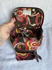Vera Bradley Cosmetics jewerly Bag Wallet Zipper Inside Compartments - Pre Owned