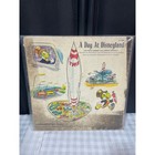 Vintage 1957 A Day At Disneyland Vinyl Record Walt Disney Jiminy Cricket St 3901