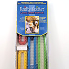 Provo Craft Knifty Knitter Kit 4 Piece Long Loom Set Yarn Circular Craft 21-0216