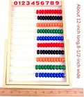 Magikon Wooden Counting Number Frame  10 Rows Abacus For Kids Learning Math