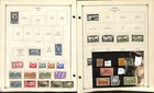 Sy  French Mideast Stamp Collection On 14 Scott   Minkus Pages 1919-59  bc 