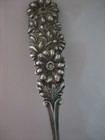 Vintage Sterling Silver U s  Capitol D c  Floral Spoon