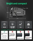 800 Lumens Pistol Light And Green Laser Combo 