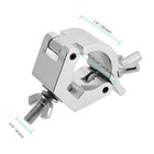 10 Pcs Stage Lighting Clamps Aluminum Alloy Truss O Clamps For Dj Spotlight