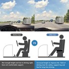 Super Thicken Leather Car Seat Cushion For Adults - Portable Angle Lift Seat    