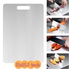 Titanium Cutting Board 100  Pure Non-stick Double-sided 11x15 5  In For Kitchen