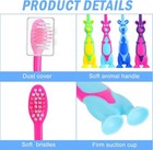 400 Pcs Kids Toothbrush Bulk Soft Lovely Little Kangaroo Toothbrush For Kid W   