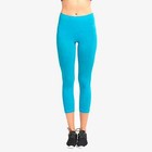 Women Capri Leggings Pants Yoga Cropped Seamless Women Solid Capris Stretchy