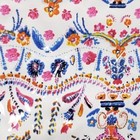 Barefoot Bungalow Amber Window Tab Valance Multi Pink Blue Orange Gold 84 X 21