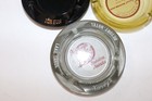 Lot Of 5 Vintage Nevada Casino Glass Ashtrays     Various Locations  Preowned