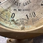 Westinghouse Star 6  Ashcroft Brass Duplex Air Brake Test Gauge Steam Locomotive