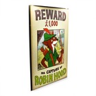 Disney Robin Hood Reward Poster Wood Wall Art Sign