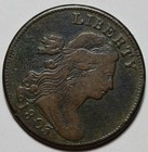 1803 Draped Bust Large Cent - Small Date fraction  s-255  - Us 1c Copper Coin