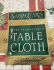 Sarah Lynn   s Holiday Christmas Tablecloth Vinyl Flannelback 52 X 70 Oblong