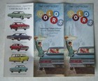Nos 1967 Gm Dealer Chevrolet Color Chart -  still New Original 