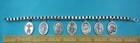 Vintage Catholic Charm Bracelet 7 Holy Medals Religious Mary Jesus Saints Chunky